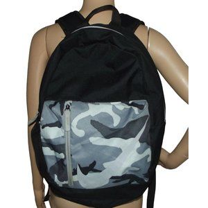 NIKE Backpack Student Youth Black Gray Camo